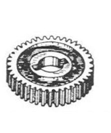 RUOTA DENTATA z37 DENTI ITTI CIAO SI   CON VARIATORE PULEGGIA MOZZO POSTERIORE