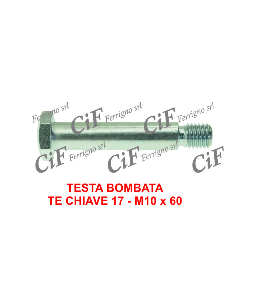 VITE CHIAVE 17-M10X60-STELO DIAM.11 PER ATTACCO INFERIORE AMMORTIZZATORI ANT.VES