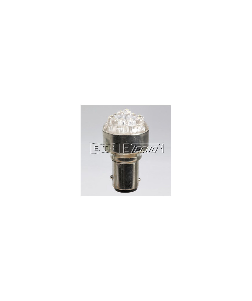 LAMPADA 24V BAY15D 12 LED WHITE GREZZA