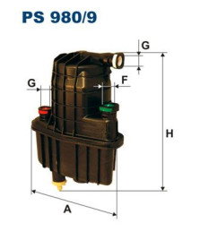 FILTRO CARBURANTE  CLIO III       MODUS MOT.1.5  dCi (senza sensore acqua