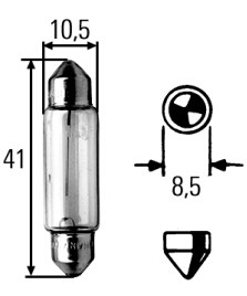 LAMP. C10W SV8 5-8 12 10