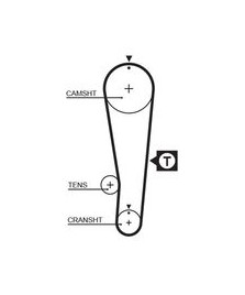 8597-15393 CINGHIE SINCRONE POWERGrip 89 SAMURAI - SWIFT