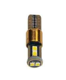 COPPIA LAMPADE LED 12V T10 CANBUS         BASE 2.1x9.5d 6 LED MOD. 3030