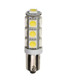 COPPIA LAMPADE LED 12V  BASE BA9S    13 LED MOD. 5050