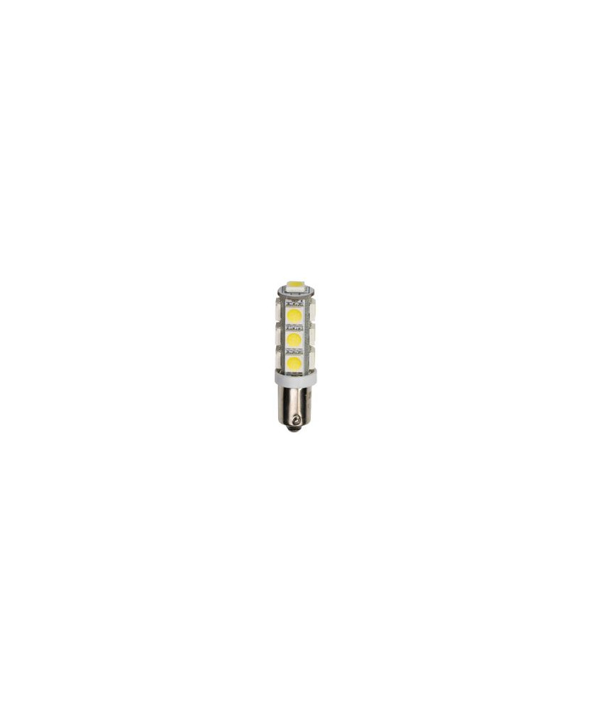 COPPIA LAMPADE LED 12V  BASE BA9S    13 LED MOD. 5050