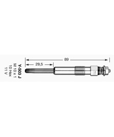 CANDELETTA D-POWER 10                    11V  PEUT