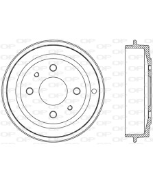 TAMBURO FRENO PUNTO 93/99-  G.PUNTO      500 07-  PANDA03-  TIPO/TEMPRA BRAVO/A