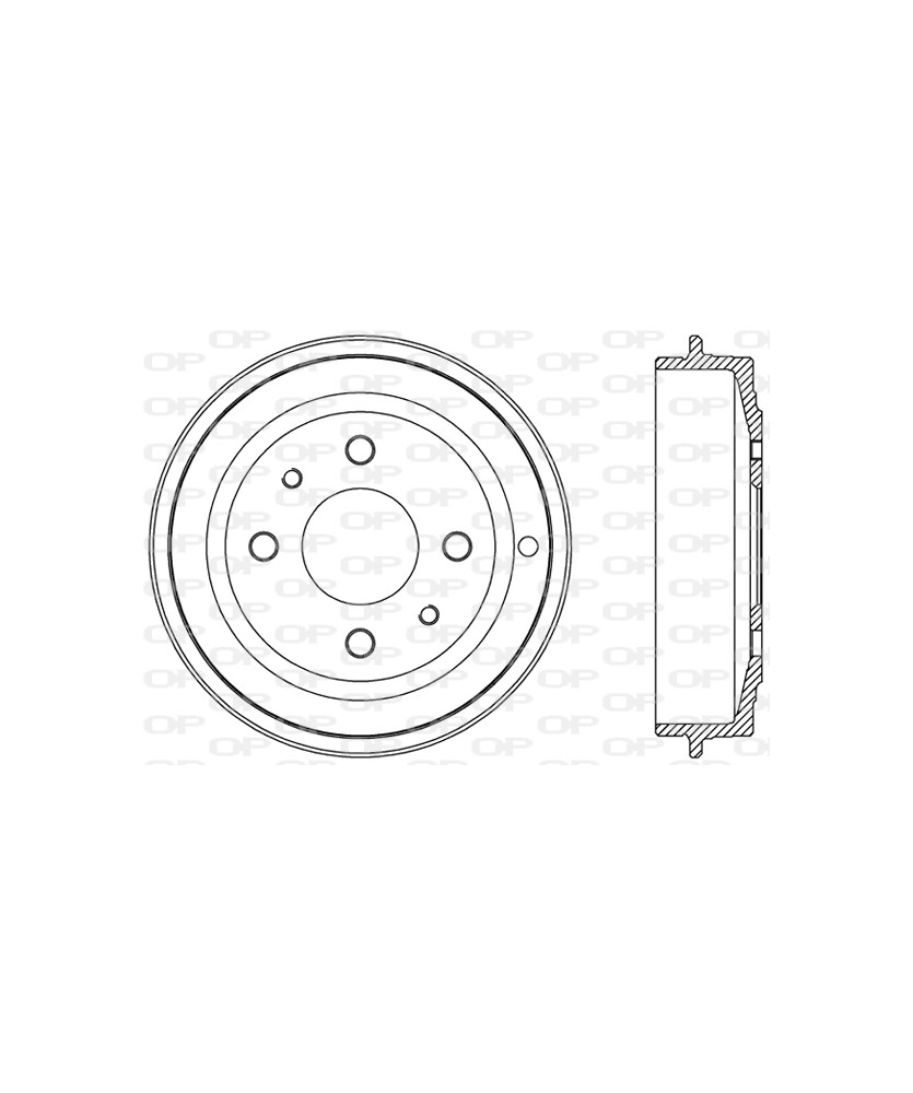 TAMBURO FRENO PUNTO 93/99-  G.PUNTO      500 07-  PANDA03-  TIPO/TEMPRA BRAVO/A