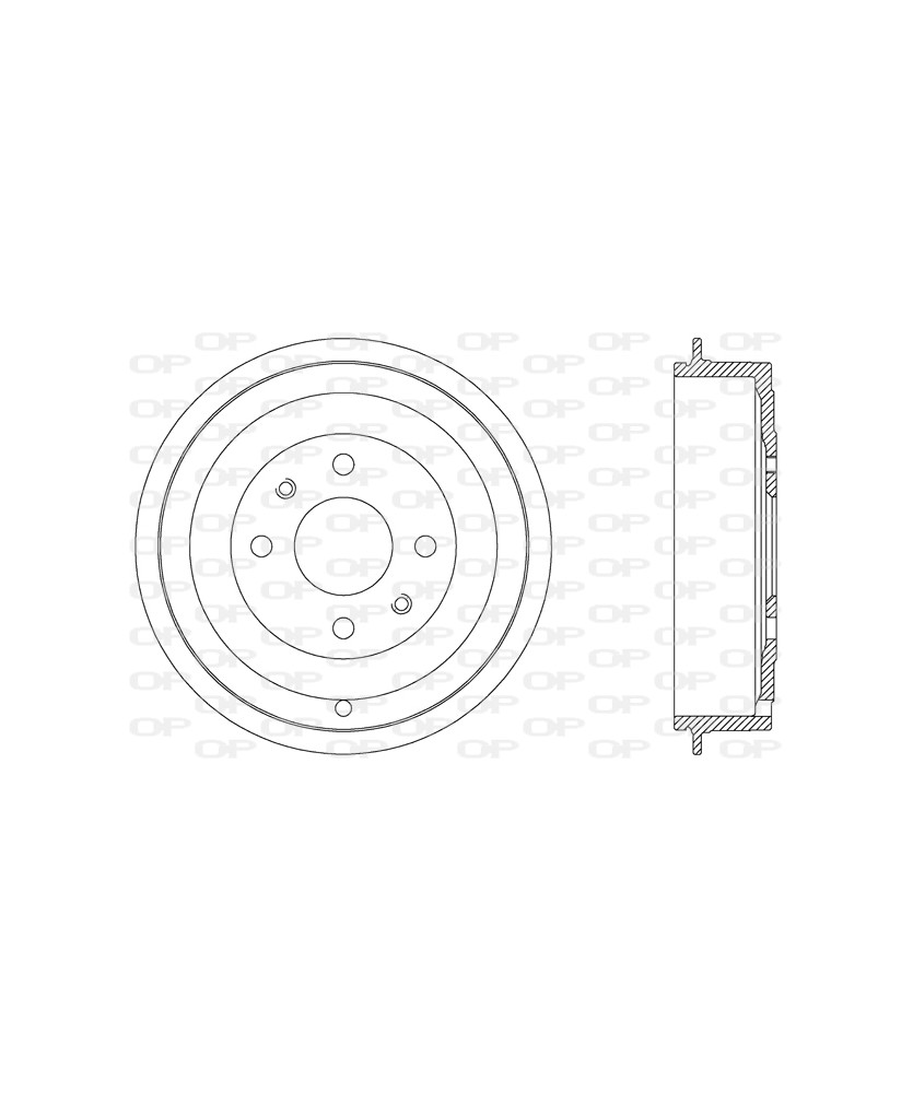 1PZ TAMBURO FRENO  145/146      BRAVA/O-IDEA-MAREA QUBO/FIORINO 1.