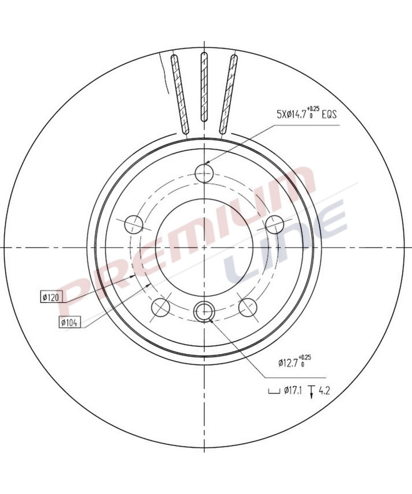 DISCO FRENO : SERIE 5(E60)TOURING(E61 )   SERIE 6(E63    E64)