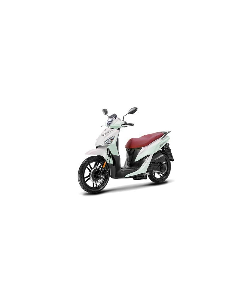 SCOOTER SYMPHONY 125I BIANCO OPACO SELLA ROSSA E5+