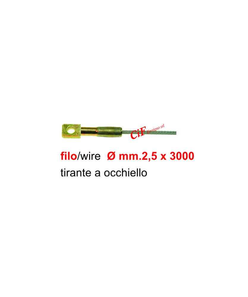 CAVO INT.FRIZIONE APE CAR(FILO2 5X300)(T