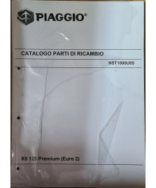 CATALOGO PARTI DI RICAMBIO X8 125 PREMIUM EURO 2