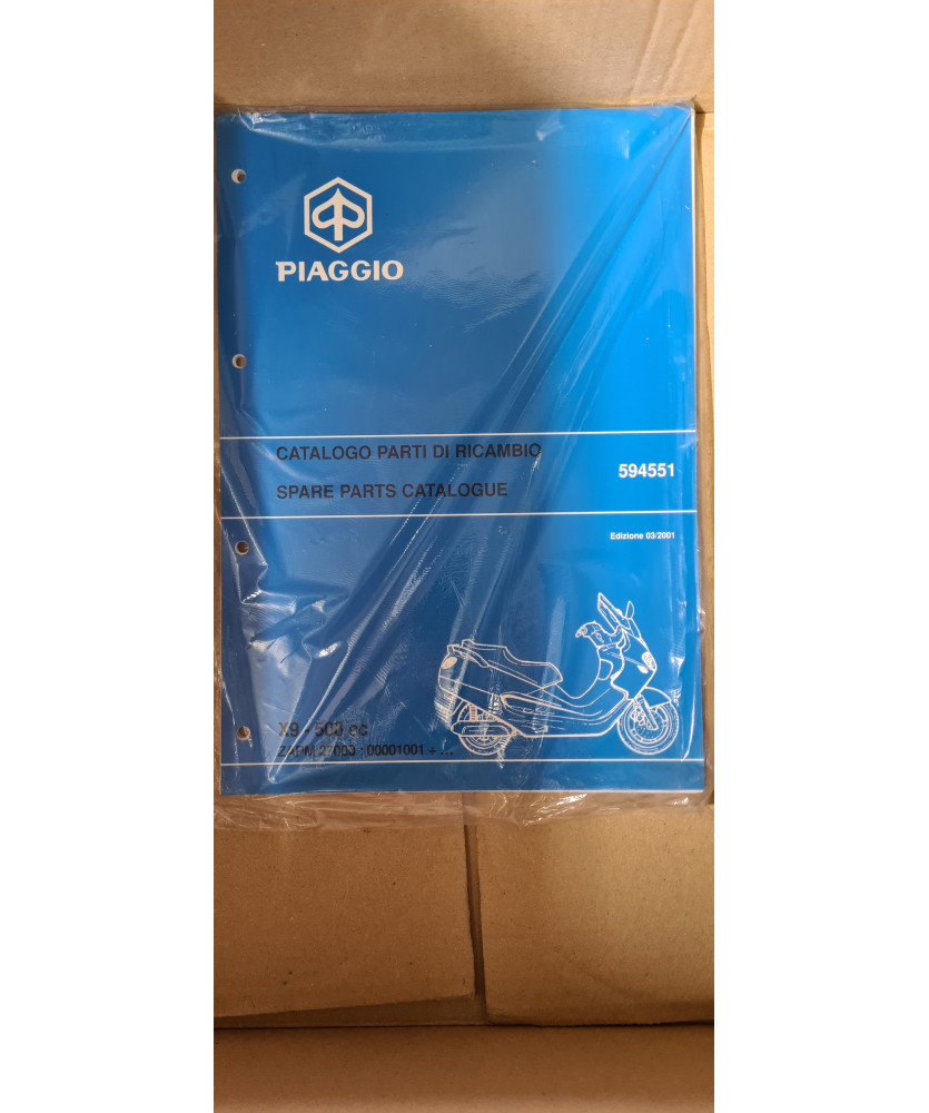 CATALOGO PARTI DI RICAMBIO X9-500CC     ZAPM 27000:00001001