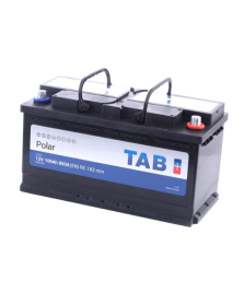 BATTERIA 100AH 730AH 353x175x190 SPUNTA 15 PIASTRE POSITIVO A DESTRA