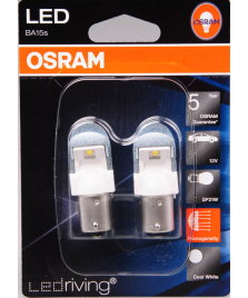 LAMPADE LED 12V 2W BA15s 6000K BLI2      BLISTER DA 2