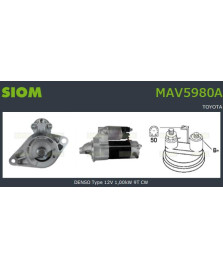 MOT.AVV. DENSO 2810023030 12V 1 00kW 9T  CW