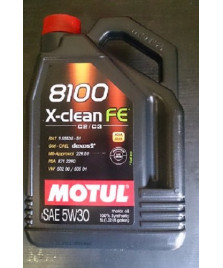 8100 X-CLEAN FE C2/C3 5W30 FUEL ECO 5 LT