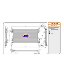 RADIATORE 630X325X23 FIORINO/QUBO-NEMO-BIPPER