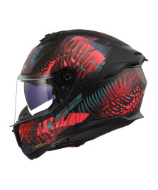 CASCO FF808 STREAM II JUNGLE M.BLACK    PINK BLUE M