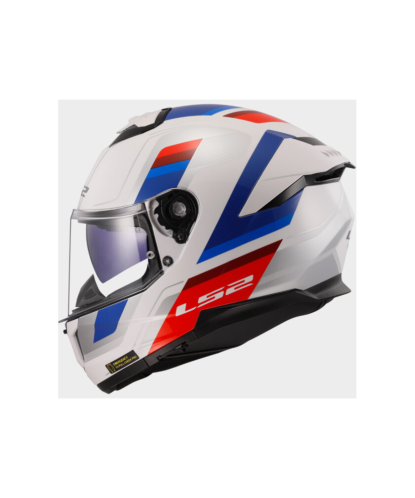 CASCO FF808 STREAM II VINTAGE WHITE BLUE RED-06 MISURA XS
