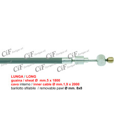 TRASM.FRIZ.VESPA LUNGA(GUAINA 5 X1 80) C